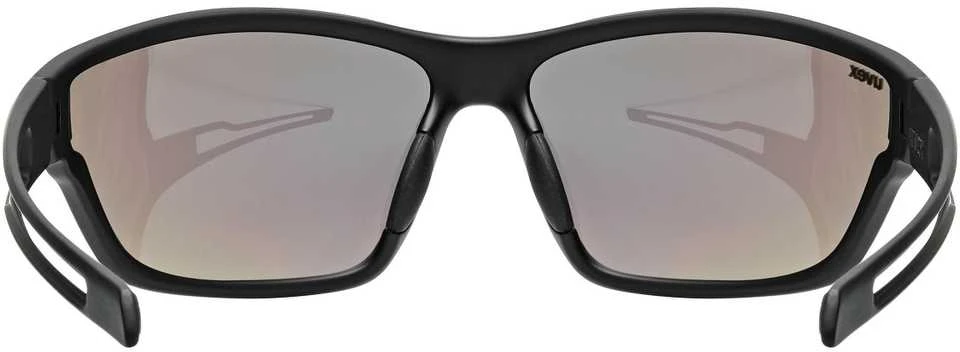 Akiniai Uvex sportstyle 806 juodas matt / mirror žalias