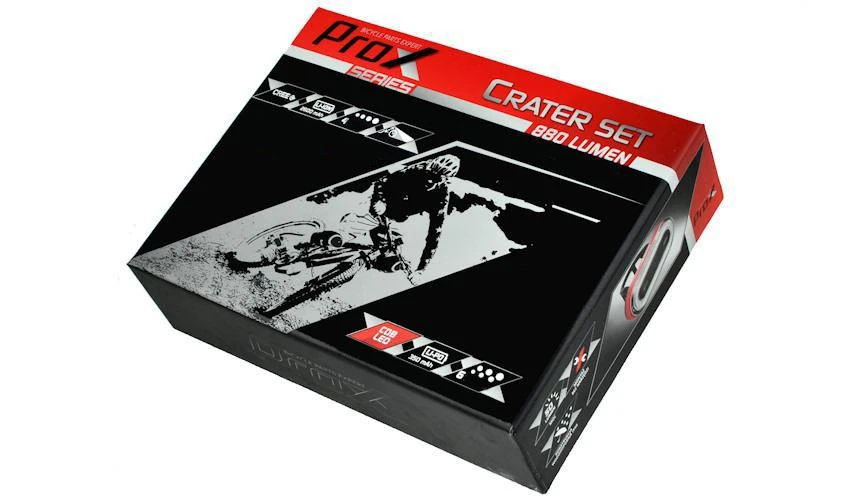Apšvietimo komplektas ProX Crater 880Lm + Iris 50Lm USB