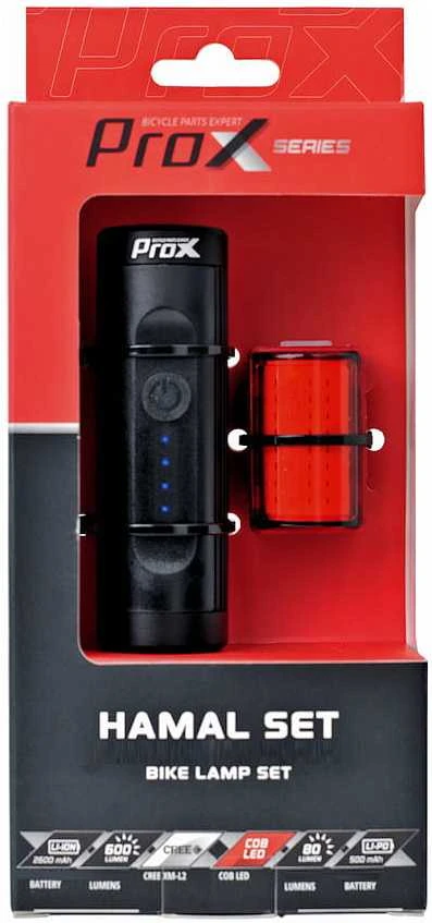 Apšvietimo komplektas ProX Hamal 600Lm + Zeta S 80Lm USB