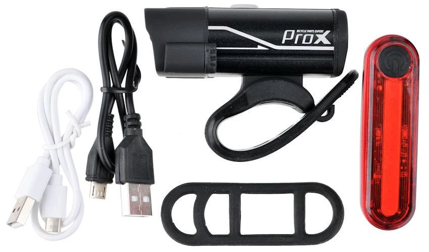 Apšvietimo komplektas ProX Hydra 400Lm + Wega 40Lm USB