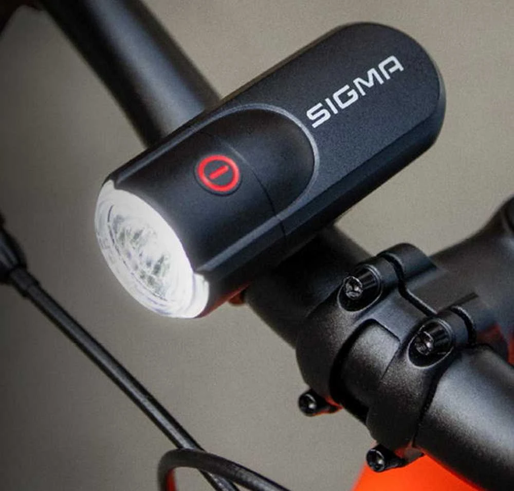 Apšvietimo komplektas Sigma AURA 30 + Curve K-Set baterija (StVZO)