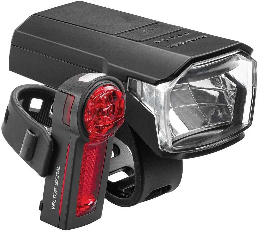 Apšvietimo komplektas Trelock LS 480 Lighthammer 80 Lux + LS 740 Vector E-Bike