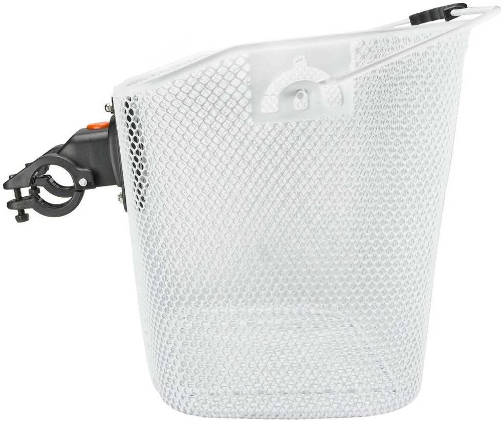 Azimut Acs Krepšelis priekiui Azimut su plastikiniu OVERSIZE laikikliu 34x25x26cm baltas