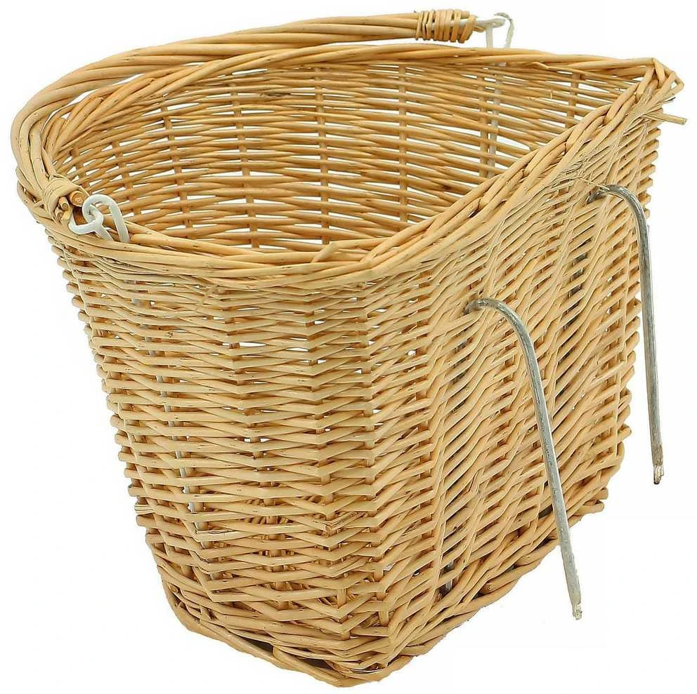 Azimut Acs Krepšelis priekiui Azimut Wicker Hooks Natural 34x26x22cm