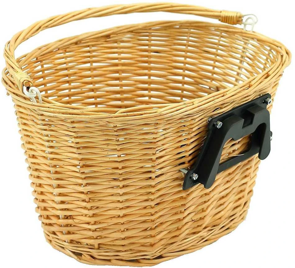 Azimut Acs Krepšelis priekiui Azimut Wicker Bracket Natural 38x29x22cm