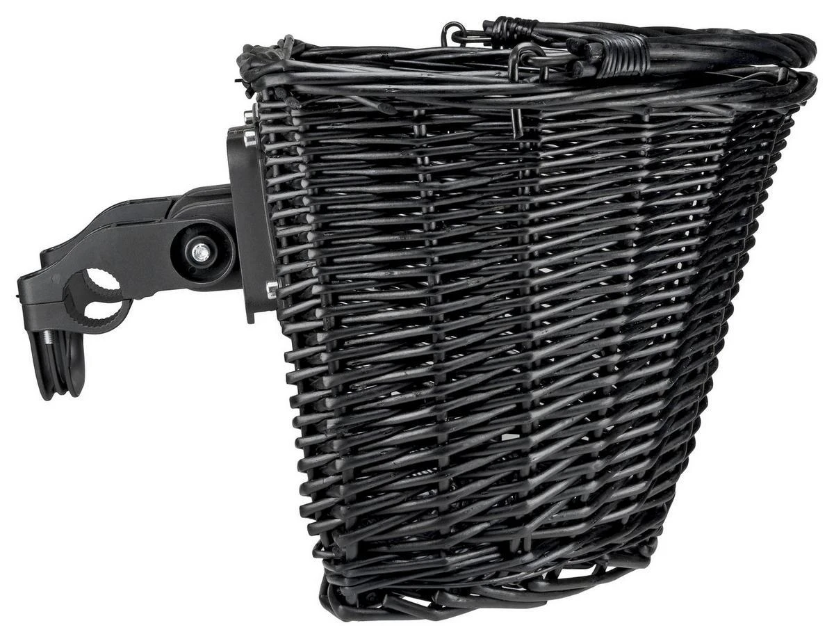 Azimut Acs Krepšelis priekiui Azimut Wicker NEW laikiklis 35x26x22cm juodas
