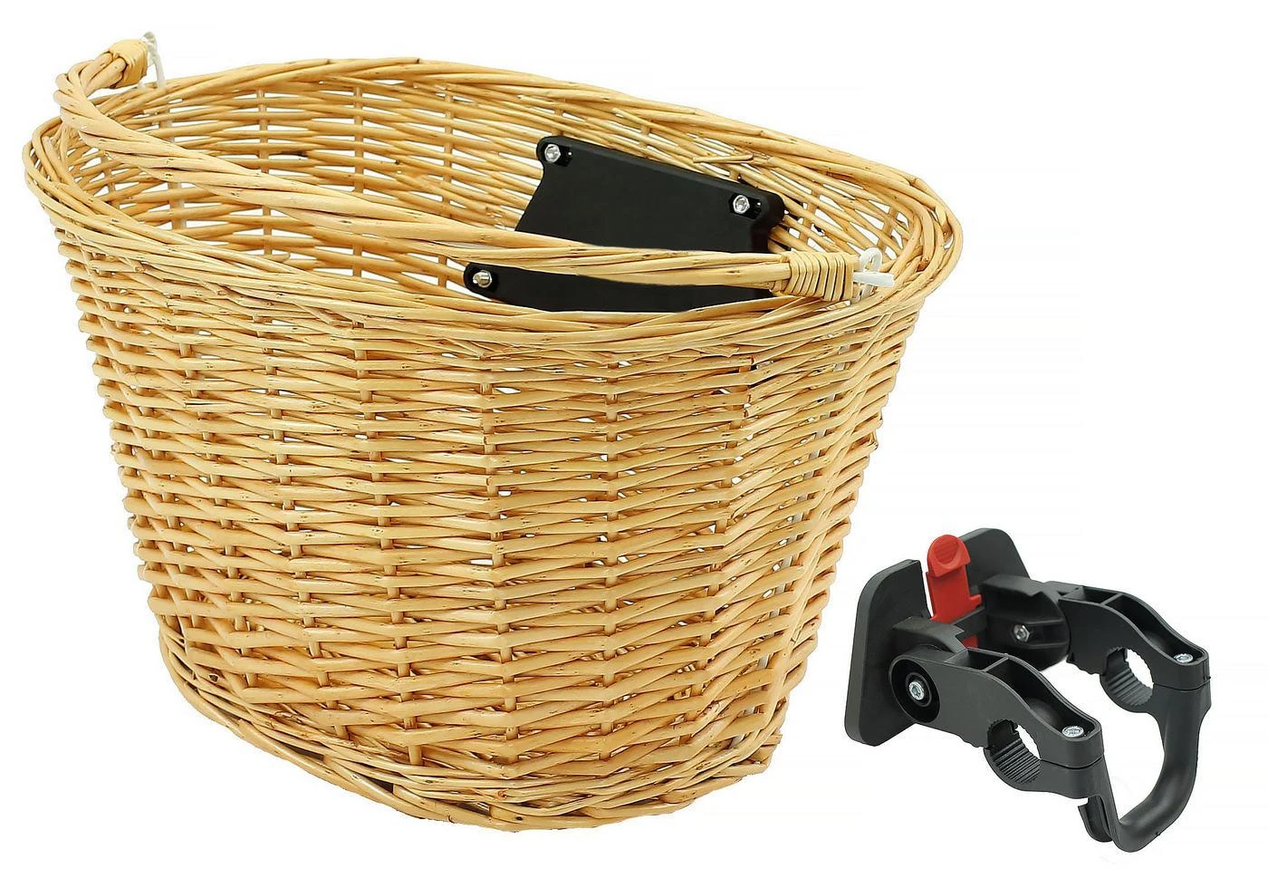 Azimut Acs Krepšelis priekiui Azimut Wicker Bracket Natural 38x29x22cm