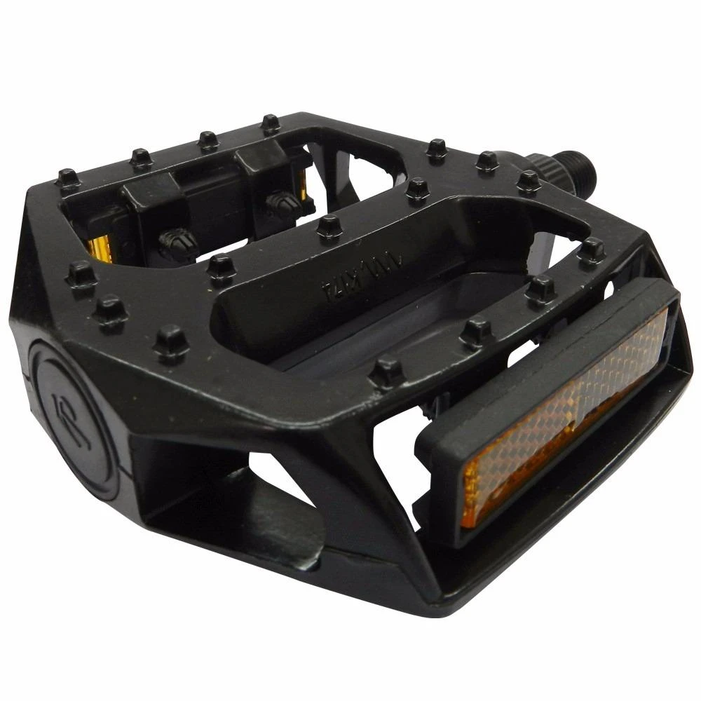 Azimut Acs Pedalai Azimut BMX Platform Alu 9/16" su guoliais ir atšvaitais juodas (1014)