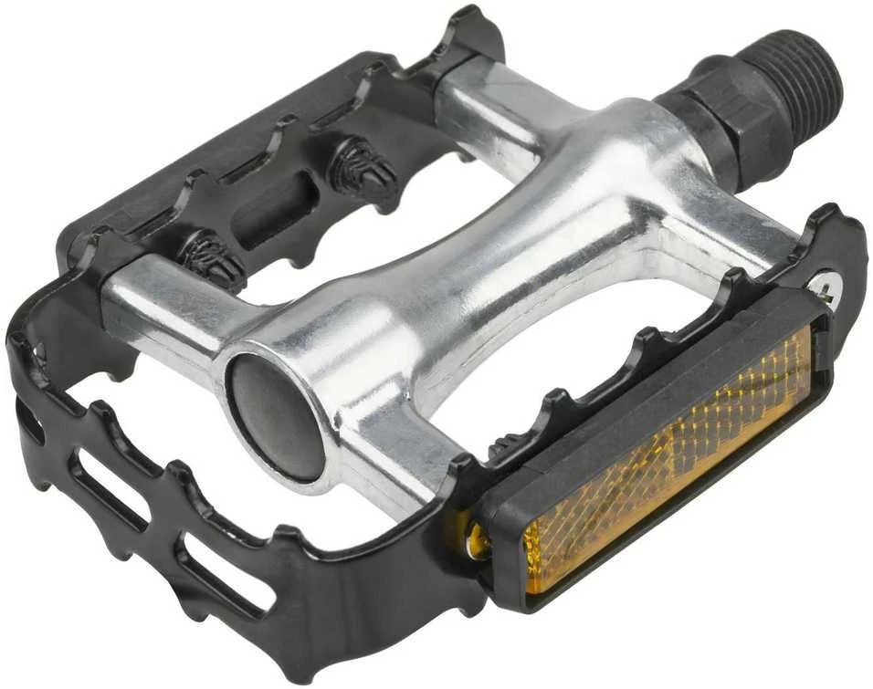 Azimut Acs Pedalai Azimut MTB Alu/steel Antislip su ZU guoliais ir atšvaitais (1012)