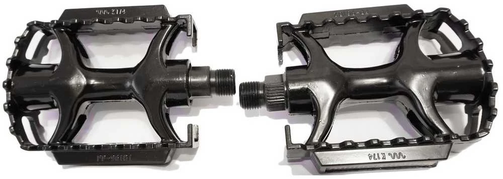 Azimut Acs Pedalai Azimut MTB juodas Alu 9/16" su guoliais ir atšvaitais (1003)