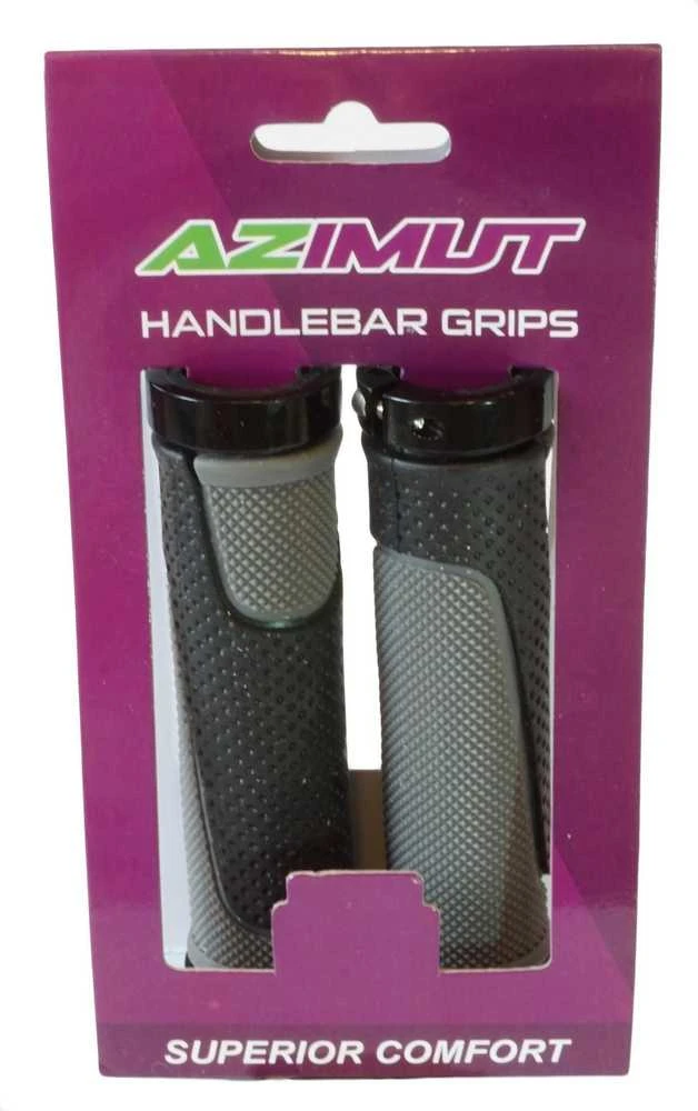 Azimut Acs Vairo rankenėlės Azimut Dual Sport 2xLock 130mm juodas/pilkas (1002)