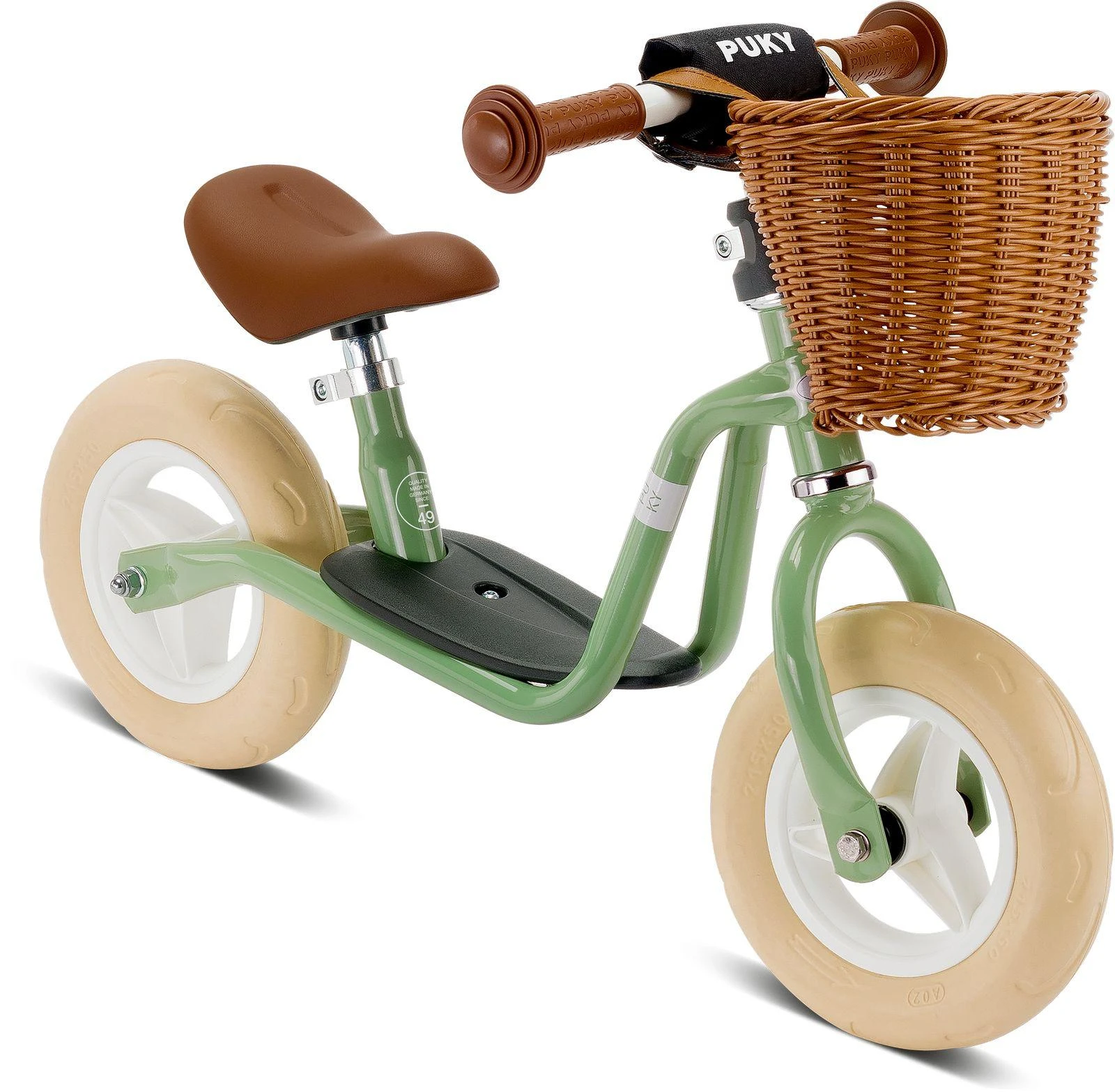 Balansinis dviratukas PUKY LR M Classic retro-žalias
