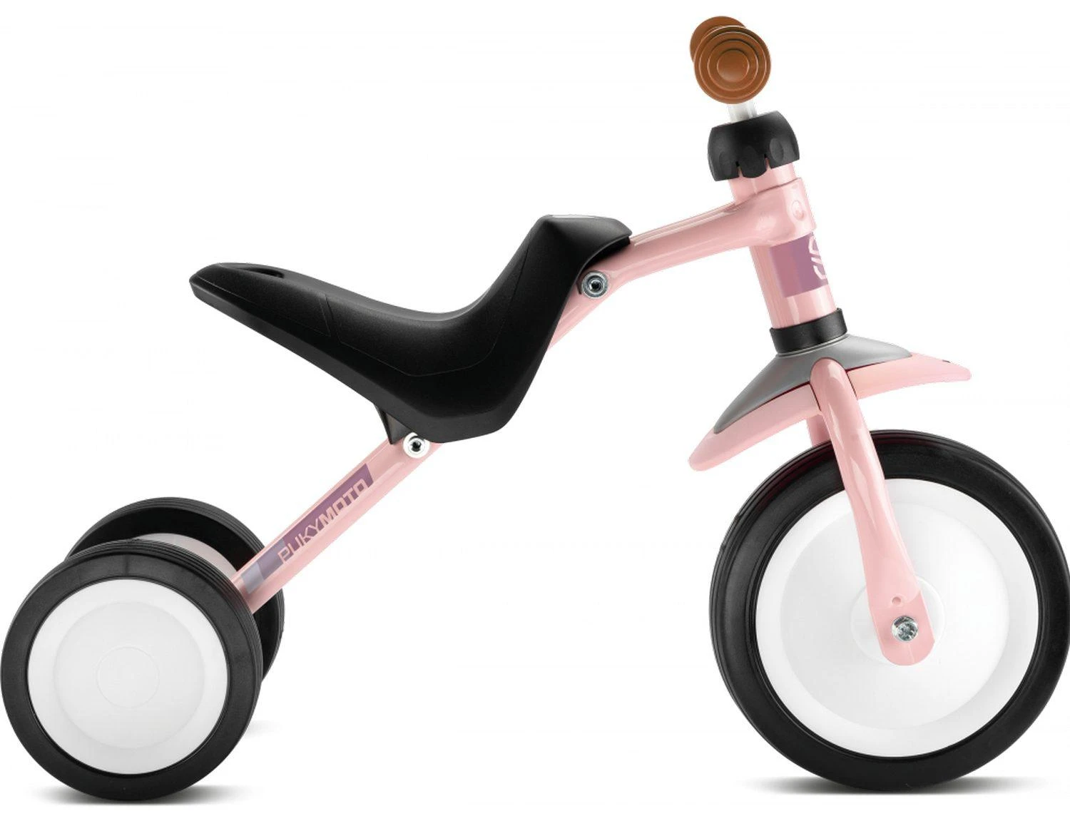 Rožinis PUKY Pukymoto balansinis triratis