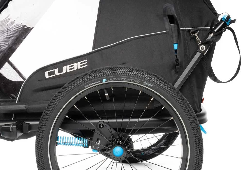 Cube Acc Dviračio priekaba Cube Double CMPT juodas