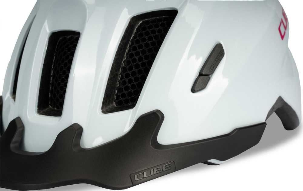 Cube Acc Šalmas Cube FINK flashwhite'n'pink-S (49-55)