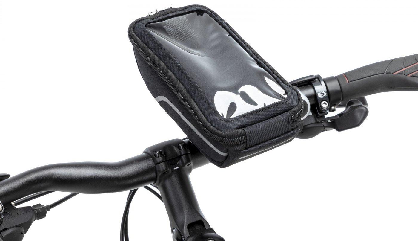 Dviračio dėtuvė telefonui New Looxs Sports Quad System, juoda