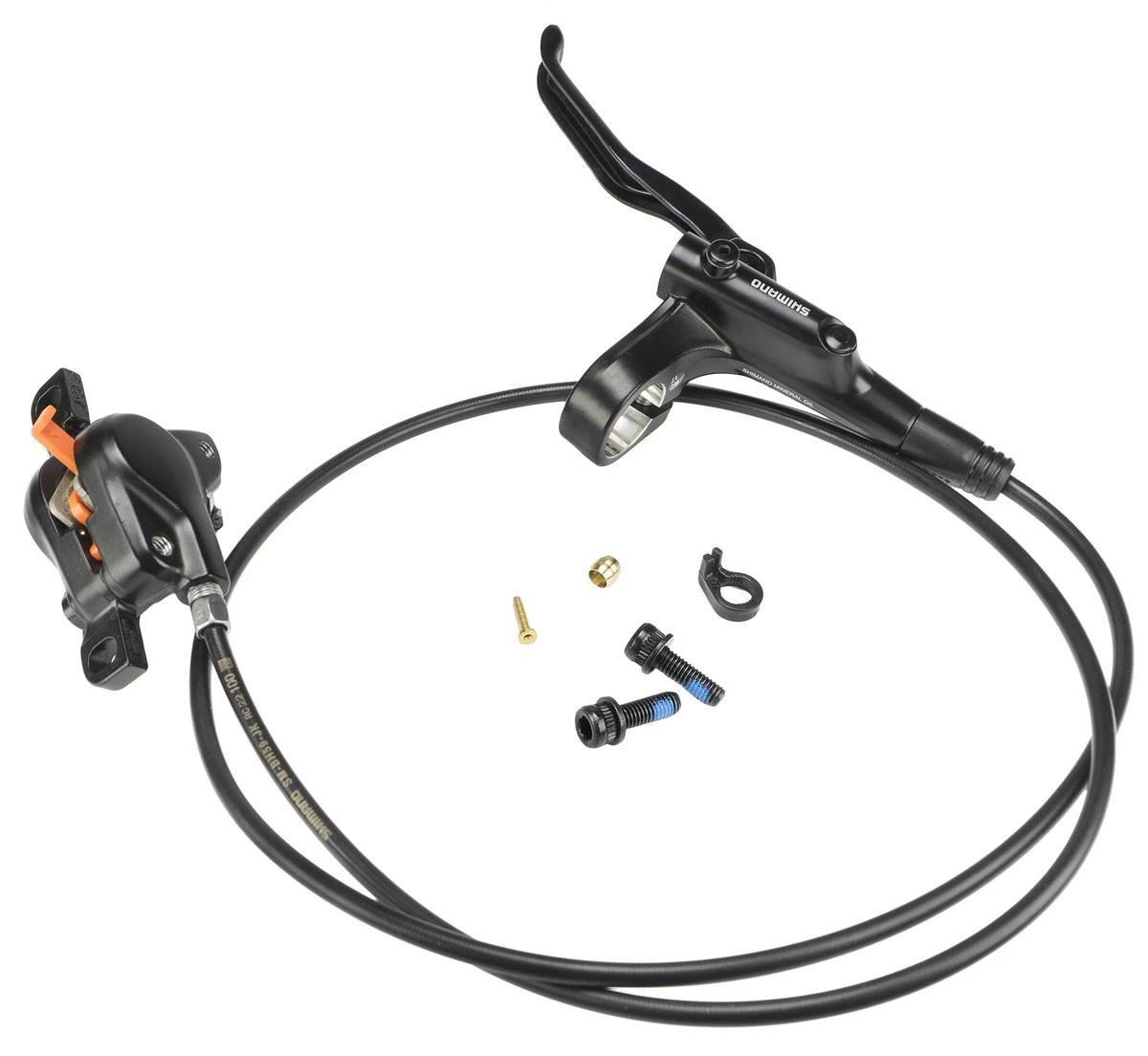 Diskiniai stabdžiai priekiniai Shimano BL/BR-MT200(L) juodas