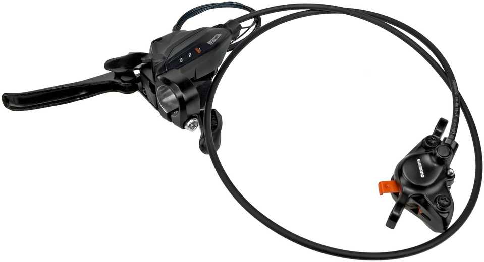 Diskiniai stabdžiai priekiniai Shimano ST-EF505(L)/BR-MT200 3-speed