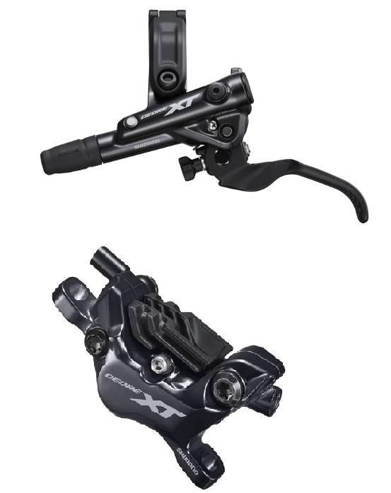 Diskiniai stabdžiai priekiniai Shimano XT BL/BR-M8120 metal w/fin