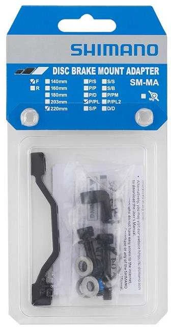 Diskinio stabdžio suporto adapteris Shimano SM-MA-F220P/PL
