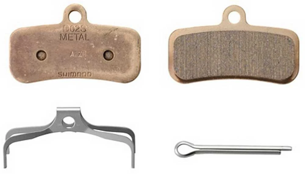 Diskinių stabdžių kaladėlės Shimano D02S Metal