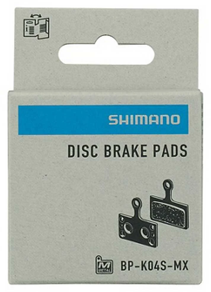 Diskinių stabdžių kaladėlės Shimano K04S Metal