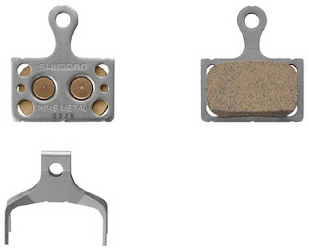 Diskinių stabdžių kaladėlės Shimano K04S Metal