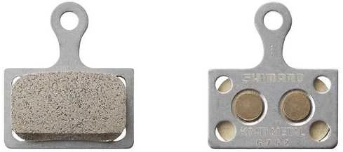 Diskinių stabdžių kaladėlės Shimano K04TI Metal