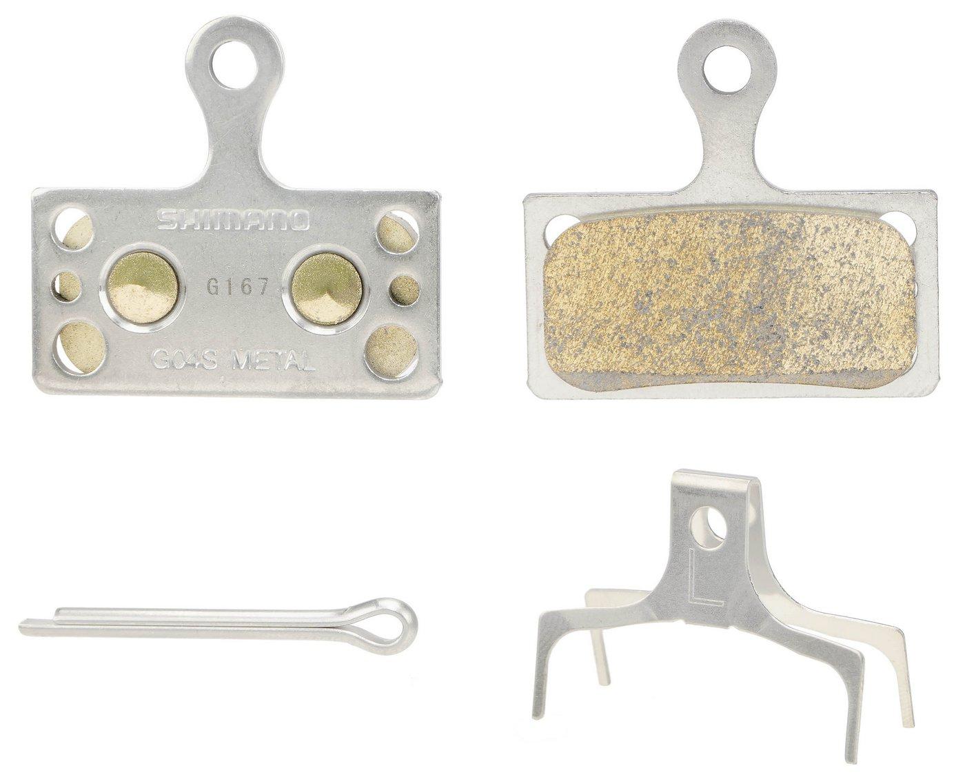 Diskinių stabdžių kaladėlės Shimano XTR-XT-SLX-Alfine (G04S) metal
