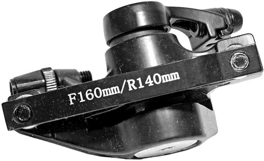 Diskinių stabdžių suportas Saccon DM33 F160/R140 mechanical