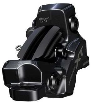 Diskinių stabdžių suportas Shimano XT BR-M8220 4-piston Metal w/Fin