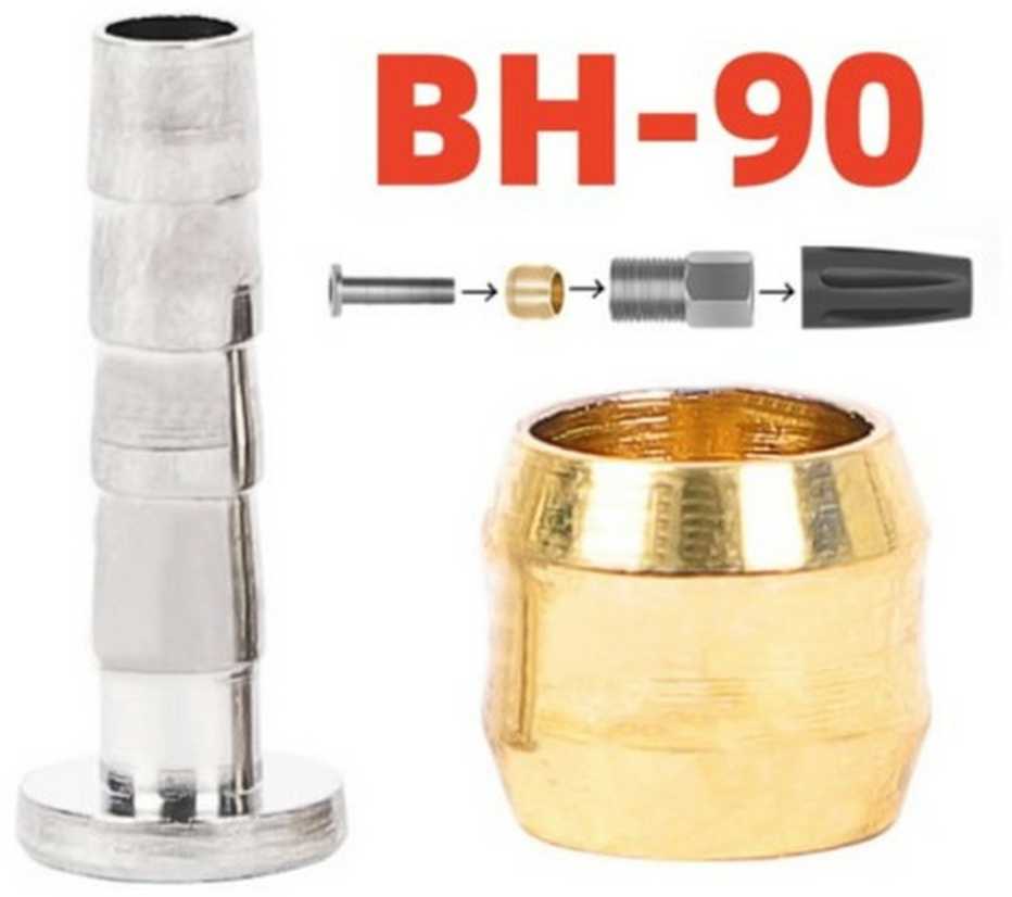 Diskinių stabdžių žarnelės tvirtinimo elementai ProX for Shimano BH-90 (10pcs.)