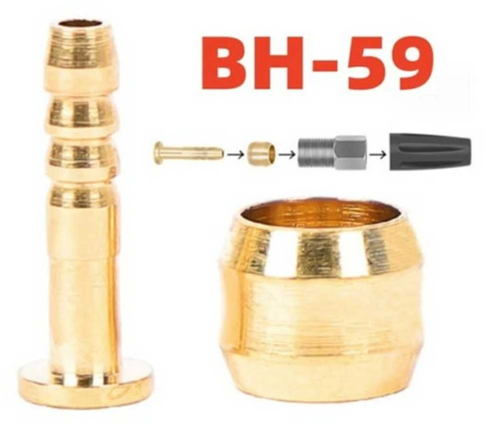 Diskinių stabdžių žarnelės tvirtinimo elementai ProX for Shimano BH-59 (10pcs.)