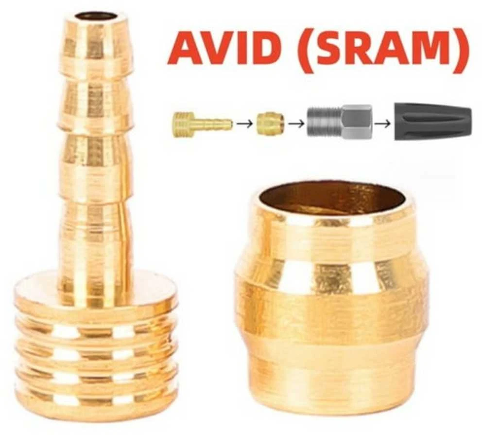 Diskinių stabdžių žarnelės tvirtinimo elementai ProX for SRAM (10pcs.)