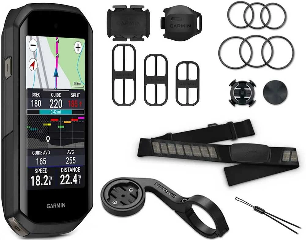 Garmin Edge® 1050 dviračių kompiuteris, komplektas