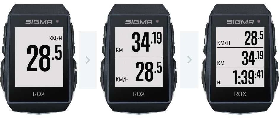 Dviračio kompiuteris SIGMA ROX 11.1 Evo GPS Juodas Sensor Set