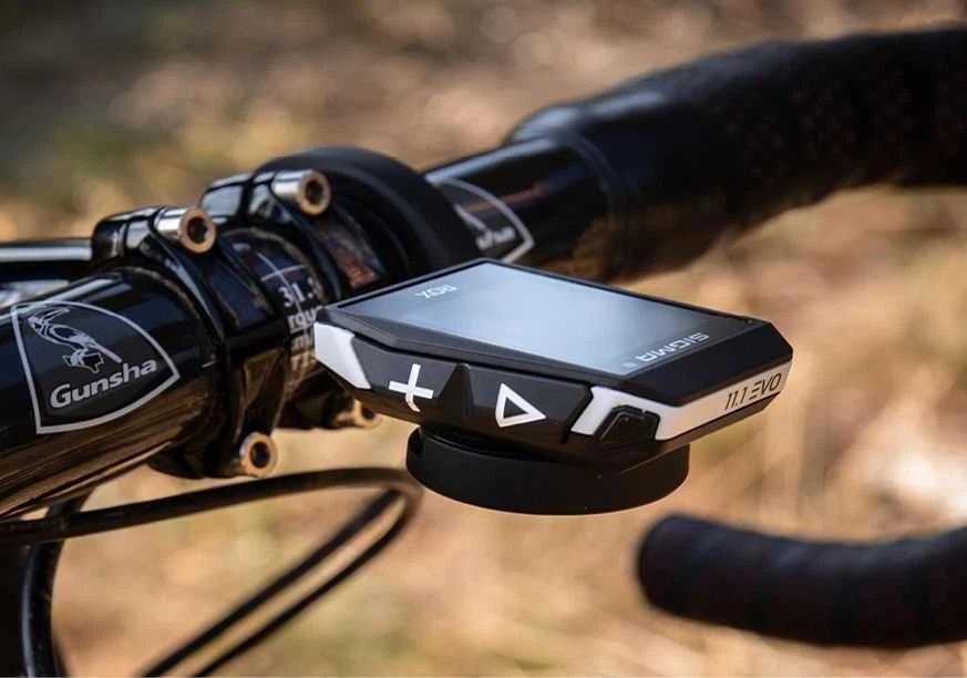 Dviračio kompiuteris SIGMA ROX 11.1 Evo GPS Baltas Sensor Set