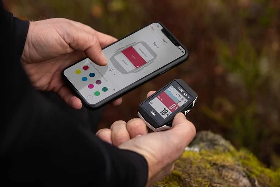 Dviračio kompiuteris SIGMA ROX 11.1 Evo GPS Baltas Sensor Set