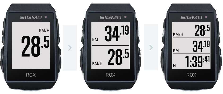 Dviračio kompiuteris SIGMA ROX 11.1 Evo GPS Juodas HR Set