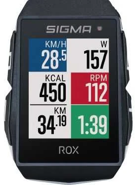 Dviračio kompiuteris SIGMA ROX 11.1 Evo GPS Juodas Sensor Set