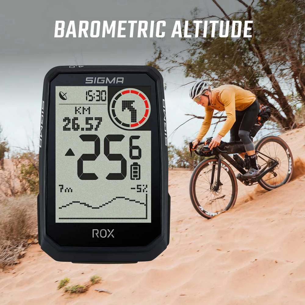 Dviračio kompiuteris SIGMA ROX 4.0 Endurance GPS Juodas HR Set