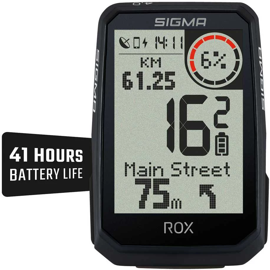 Dviračio kompiuteris SIGMA ROX 4.0 Endurance GPS Juodas Sensor Set