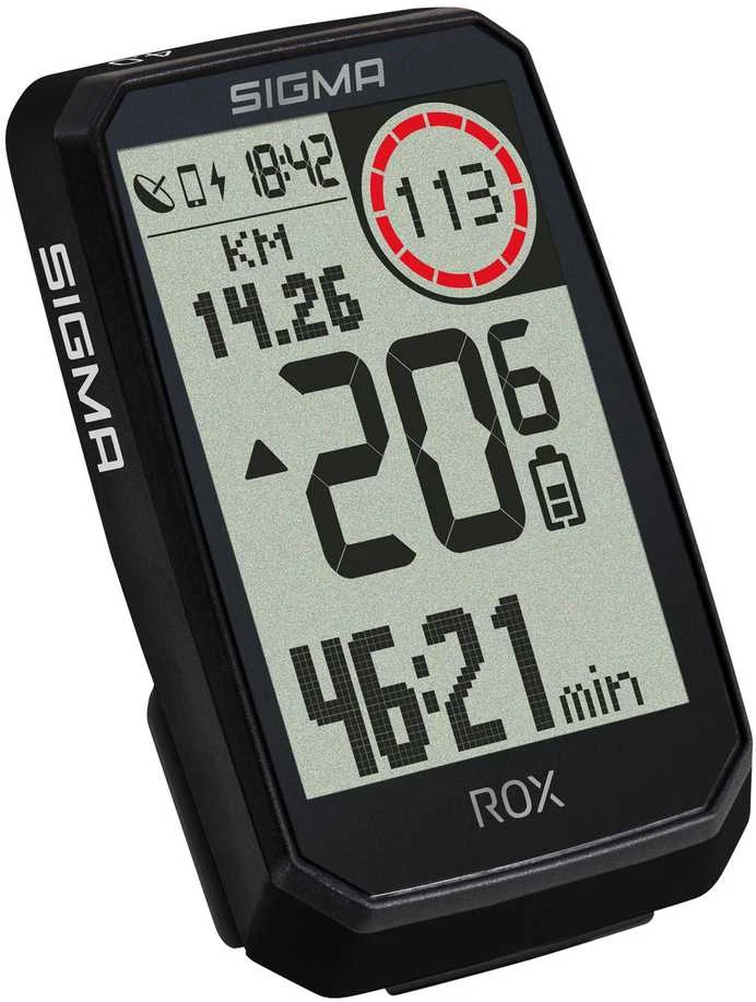 Dviračio kompiuteris SIGMA ROX 4.0 Endurance GPS Juodas HR Set