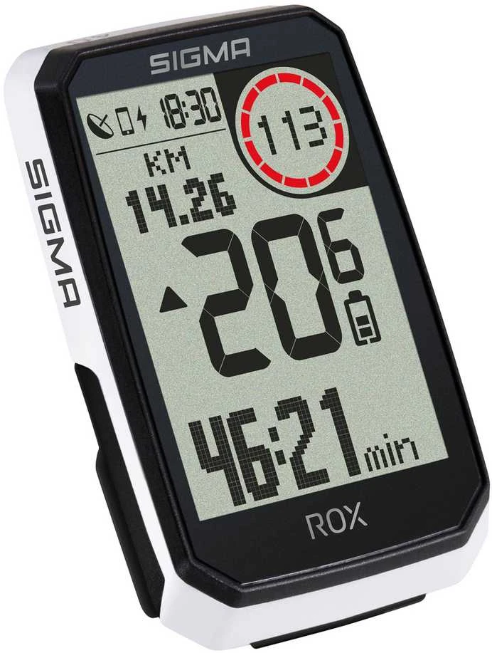 Dviračio kompiuteris SIGMA ROX 4.0 Endurance GPS Baltas