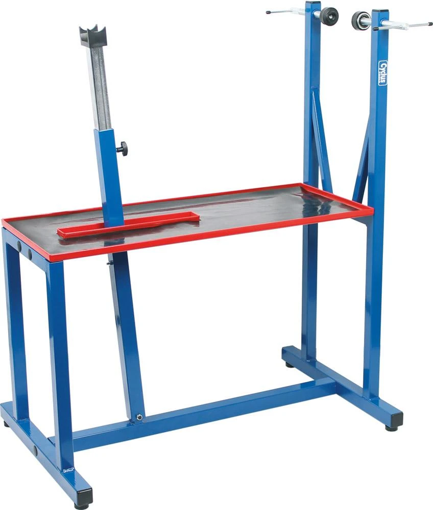 Dviračio remonto stovas Cyclus Tools Workshop iki 29" with plastikas adapters (290007)