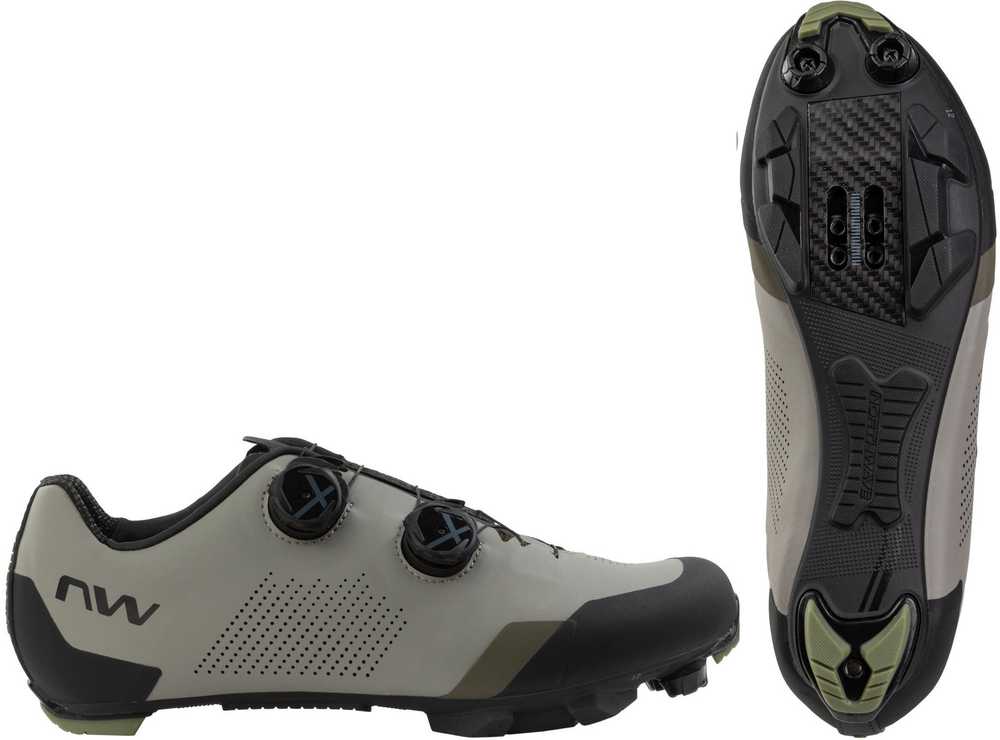 Dviratininko batai Northwave Striker 4 MTB XC sand-žalias forest-44