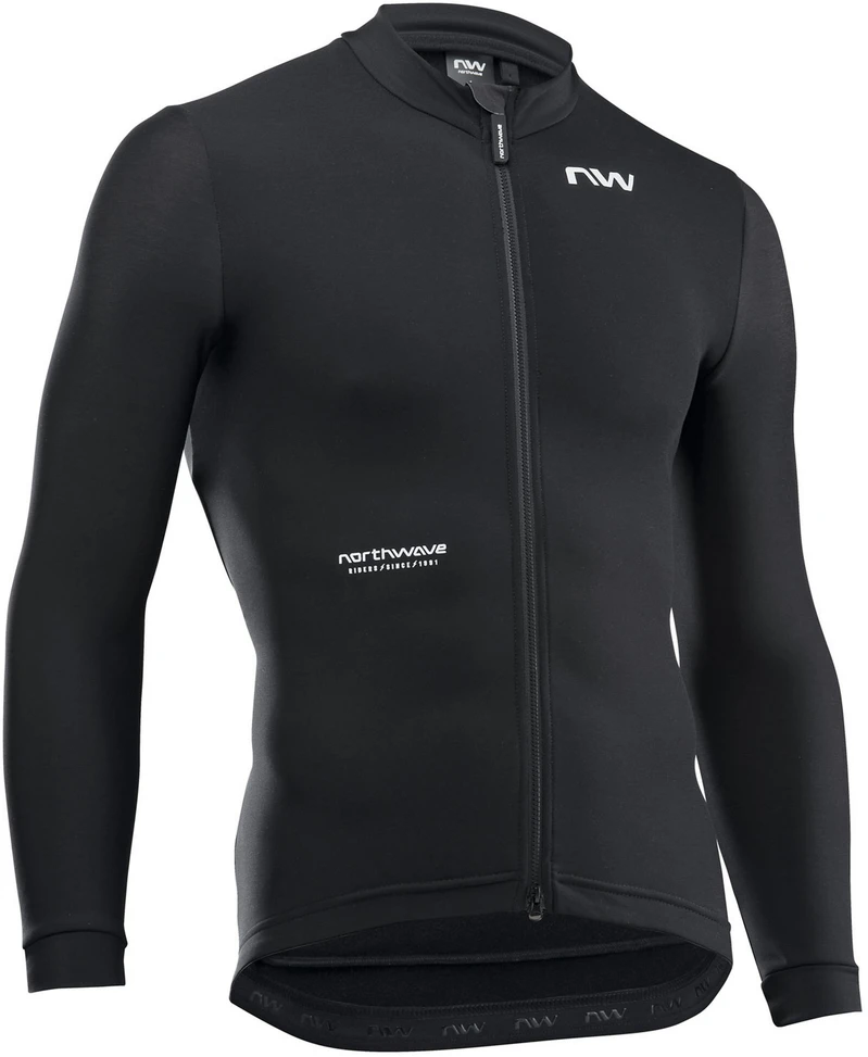 Dviratininko marškinėliai Northwave Extreme Thermal L/S juodas-S
