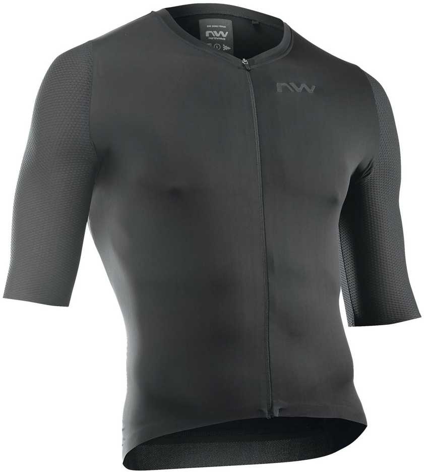 Dviratininko marškinėliai Northwave Extreme S/S juodas-L