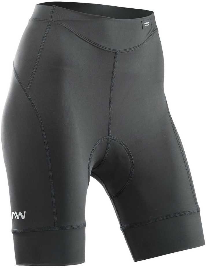 Dviratininko šortai Northwave Active WMN juodas-XS