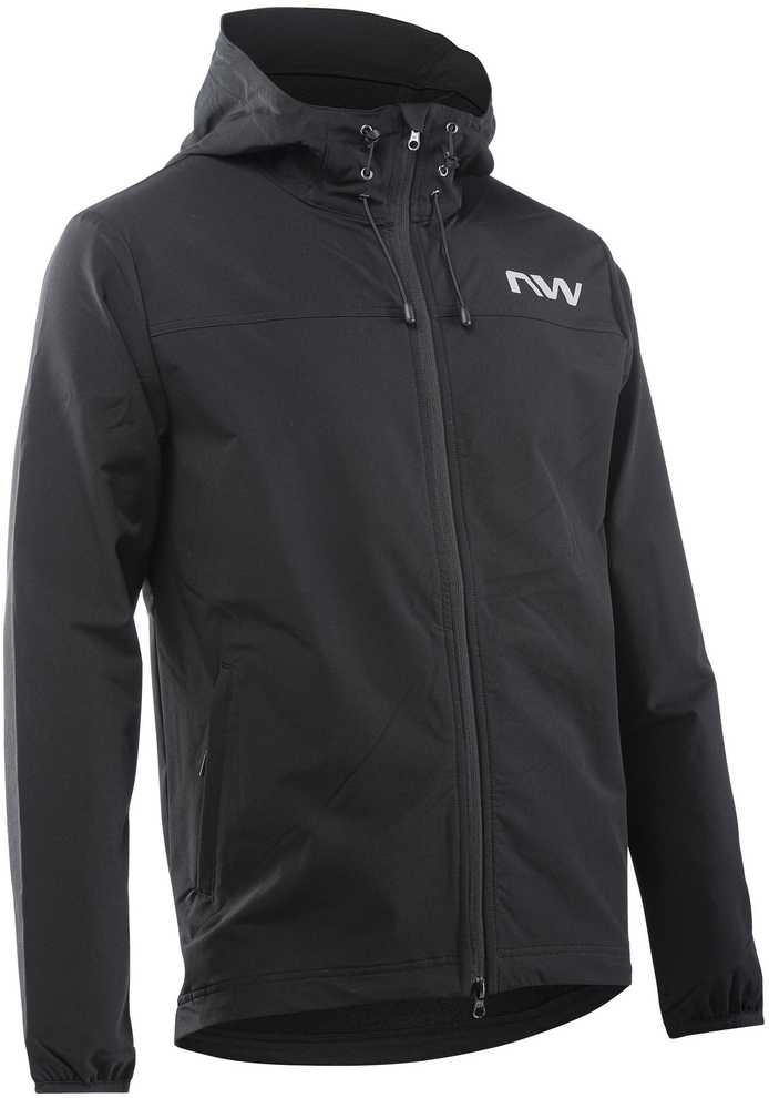 Dviračių softshell striukė Northwave Rampage Lightshell, juoda